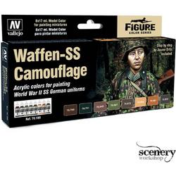 Model Color Waffen-SS Camouflage - 8 kleuren - 17ml - 70180