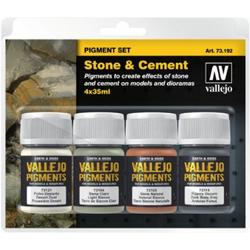 Pigment Set Stone & Cement - 4 kleuren - 35ml - 73192