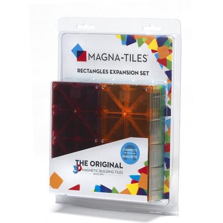 Magna-Tiles® Clear Colors Rectangles Expansion Set