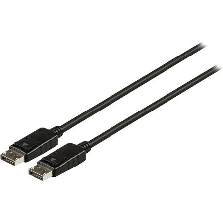 Valueline, DisplayPort 1.2 kabel DisplayPort Mannelijk - Mannelijk 2m (Zwart)