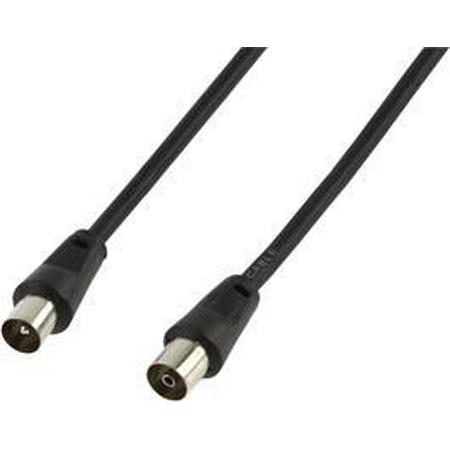 Valueline CX-SB 1.5 coax-kabel 1,5 m Zwart