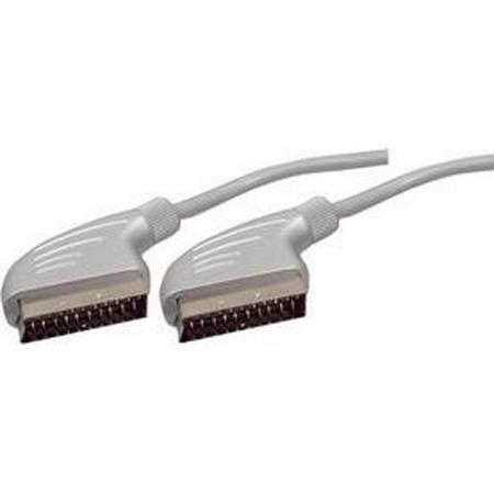 Valueline SCART 03SLC SCART-kabel 1,5 m SCART (21-pin) Zilver