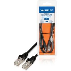 Valueline VLCB85110B10 1m Cat5e F/UTP (FTP) Zwart netwerkkabel