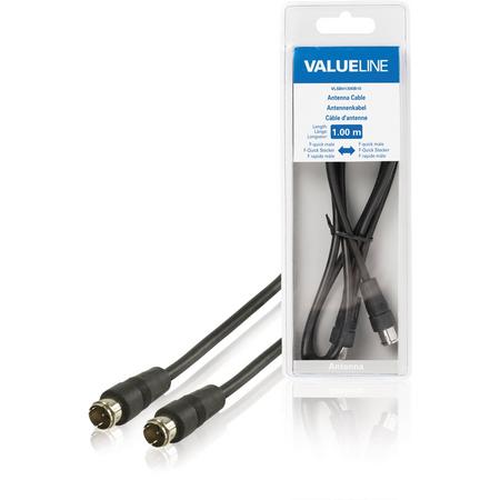 Valueline VLSB41300B10 coax-kabel