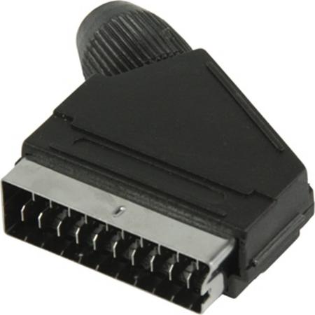Valueline VLVP31990B SCART Zwart kabel-connector