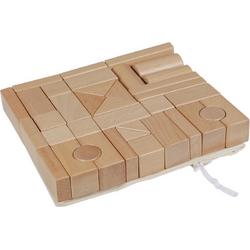 Van Dijk Toys houten Blokkenset Blank