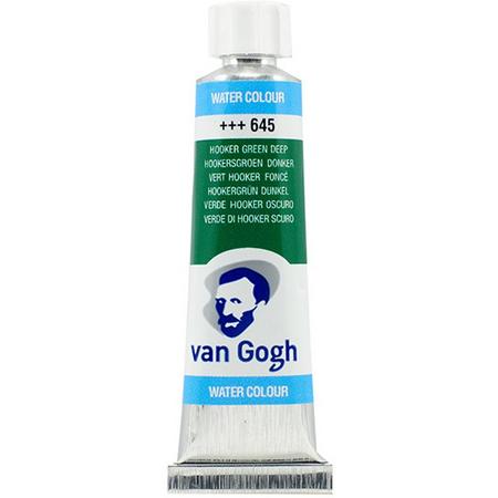 Van Gogh Water Colour tube 10 ml Hooker Green Deep (645)