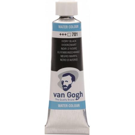 Van Gogh Water Colour tube 10 ml Ivory Black (701)