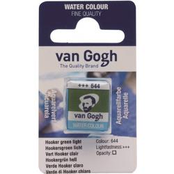 van Gogh water colour napje Hooker Green Light (644)