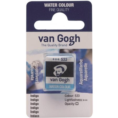 van Gogh water colour napje Indigo (533)