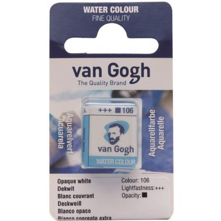 van Gogh water colour napje Opaque White (106)