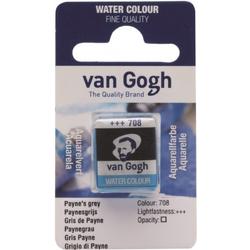 van Gogh water colour napje Paynes Grey (708)