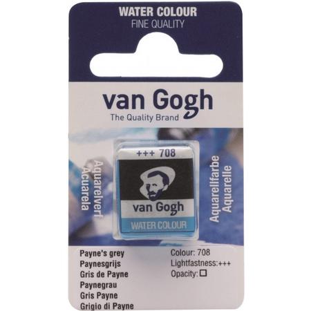 van Gogh water colour napje Paynes Grey (708)
