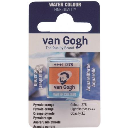 van Gogh water colour napje Pyrrole Orange (278)