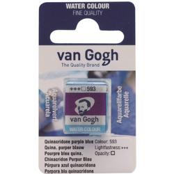 van Gogh water colour napje Quinacridone Purple Blue (593)