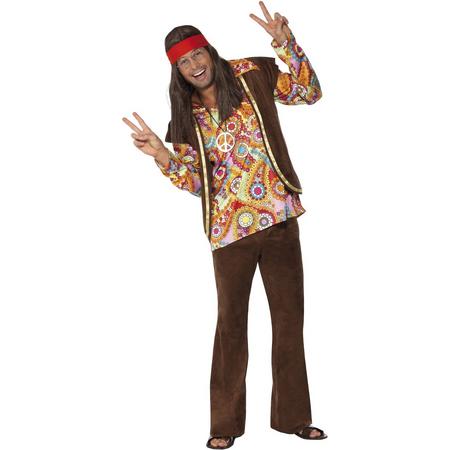 60s hippie dude kostuum - Maatkeuze: Maat M