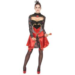 Chique hartenkoningin outfit voor vrouwen  - Verkleedkleding - Medium (40/42)
