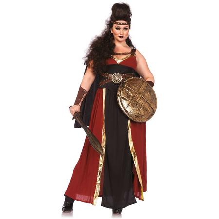 Griekse strijder kostuum voor vrouwen - Verkleedkleding - XXXL