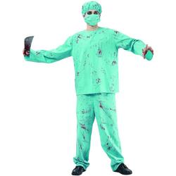 Halloween Zombiechirurgenkostuum voor mannen - Verkleedkleding - Maat M