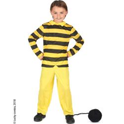 LUCIDA - Lucky Luke Dalton kostuum voor kinderen - M 122/128 (7-9 jaar) - Kinderkostuums