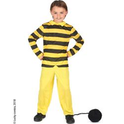 LUCIDA - Lucky Luke Dalton kostuum voor kinderen - XL 140-160 cm (13-14 jaar) - Kinderkostuums