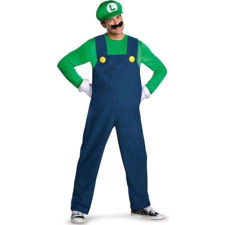 Luigi� Deluxe outfit voor volwassenen - Verkleedkleding - Medium