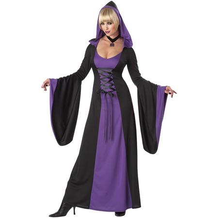 Paarse vampier outfit voor dames  - Verkleedkleding - Small