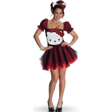 Rood Hello Kitty� kostuum voor volwassen - Verkleedkleding - XS