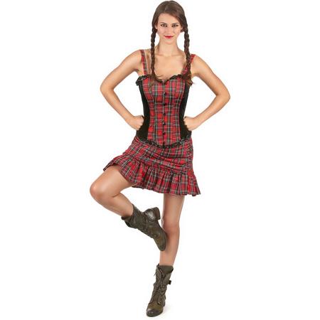 Schotse jurk voor vrouwen - Verkleedkleding - Medium