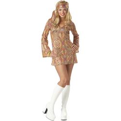 Sexy Disco Glitter outfit voor vrouwen  - Verkleedkleding - Medium