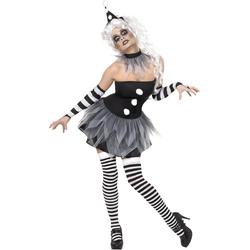 Sexy Halloween-Pierrot pakje voor dames - Verkleedkleding - maat 44-46