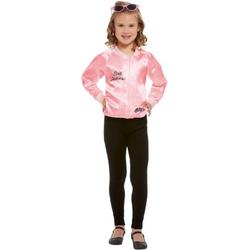 Smiffys Kostuum Jacket Kids -Kids tm 4 jaar- Grease Pink Ladies Roze