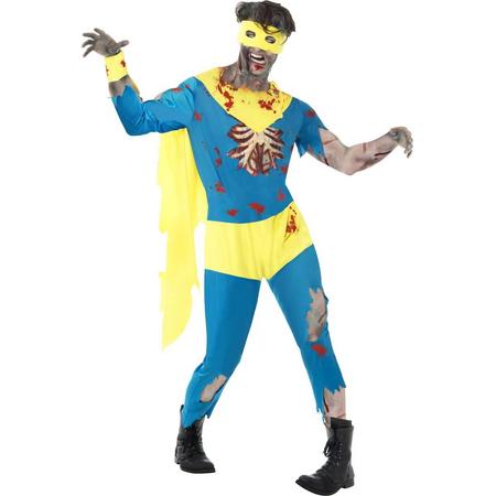 Super held zombie kostuum voor heren Halloween kleding - Verkleedkleding - Medium