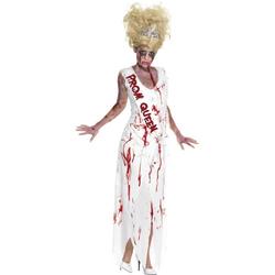 Verkleedkostuum voor dames bebloede eindejaars koningin Halloween artikel - Verkleedkleding - Large