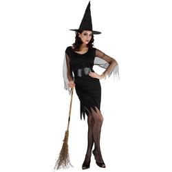 Verkleedpak heks voor dames Halloween kleding - Verkleedkleding - One size