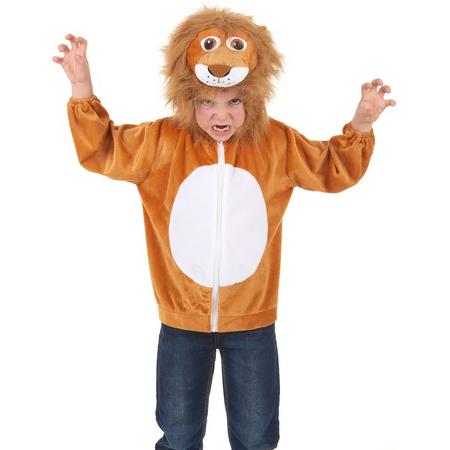 Vest met capuchon leeuw voor kinderen - Verkleedkleding - 86/92