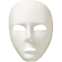 Wit masker voor volwassenen - Verkleedmasker - One size