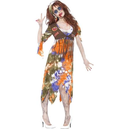 Zombie hippie Halloween kostuum voor dames - Verkleedkleding - Medium