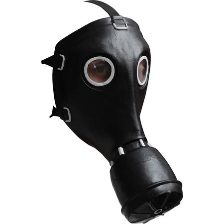Zwart gasmasker voor volwassenen  - Verkleedmasker - One size