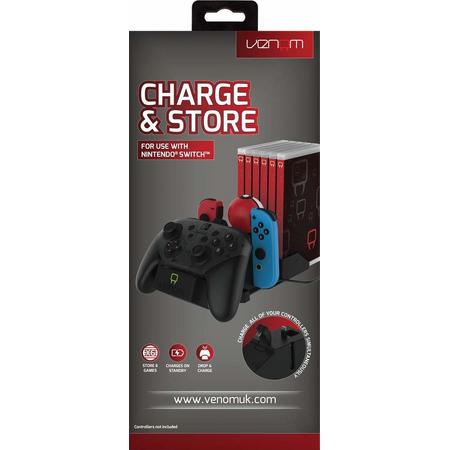 Venom Multi Controller Charge Store Dock for Nintendo Switch
