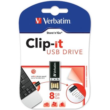 Verbatim Clip-It - USB-stick - 8 GB