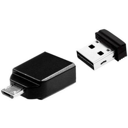 Verbatim Store n Go Nano USB flash drive 16 GB 2.0 USB-Type-A-aansluiting Zwart