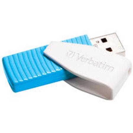 Verbatim StorenGo Swivel 8GB Blauw - USB Stick