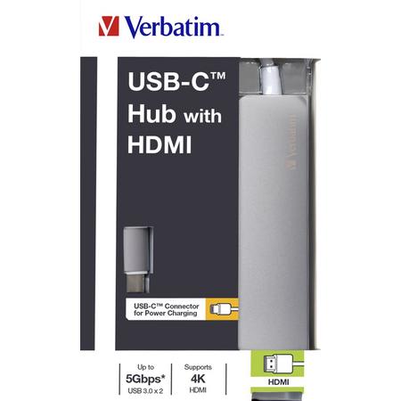 Verbatim USB-C-Hub met HDMI