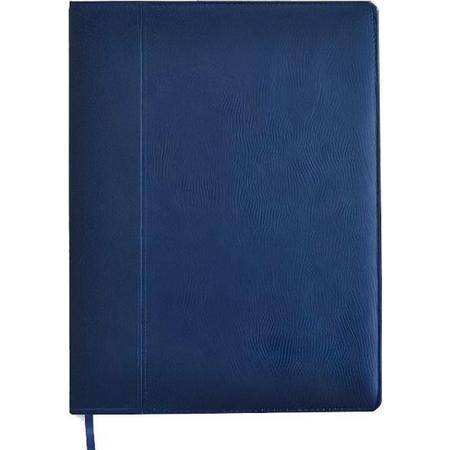 Verhaak Schetsboek A4 Papier/kunstleer Blauw 200 Vellen