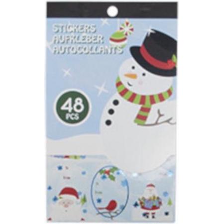 Verhaak Stickerblok Sneeuwpop A5 Papier 48 Stuks