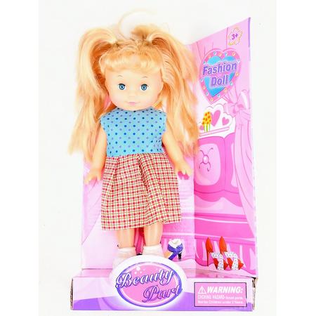 Beauty Part - Fashion Doll - Pop met Staartjes - 24cm - Blauw
