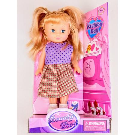 Beauty Part - Fashion Doll - Pop met Staartjes - 24cm - Paars