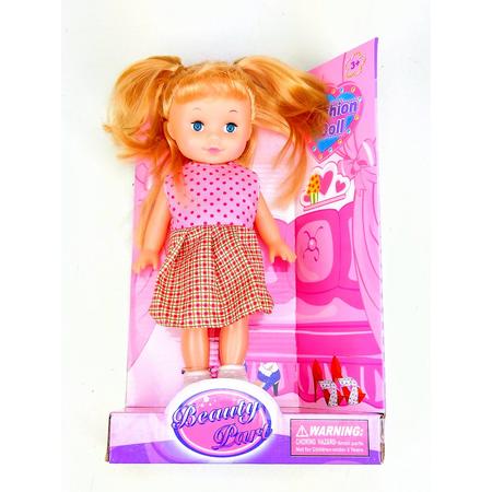 Beauty Part - Fashion Doll - Pop met Staartjes - 24cm - Roze