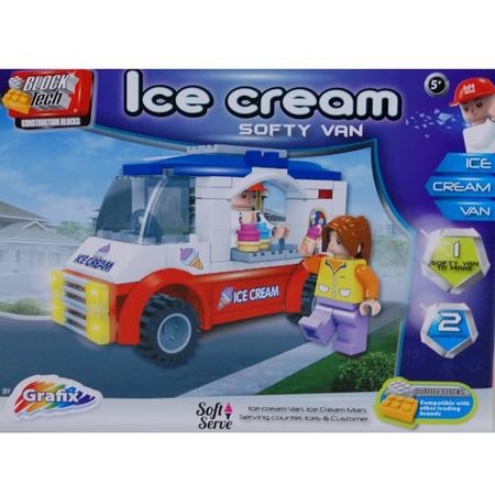 Construction Blocks Ice Cream softy van